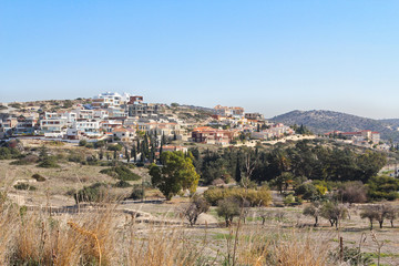 Fototapeta na wymiar view of the Limassol town in Cyprus