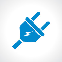 Electric plug icon