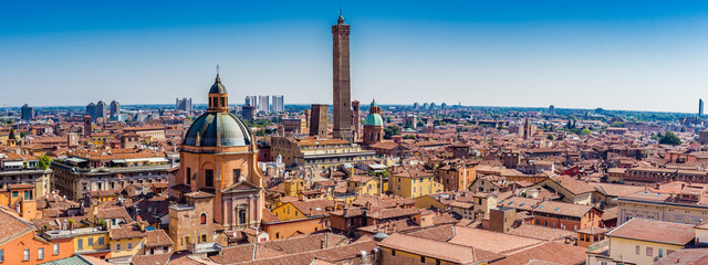 cityscape of Bologna - obrazy, fototapety, plakaty