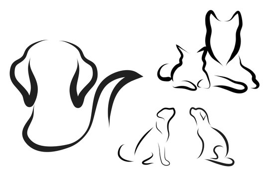 Vector animal logo.