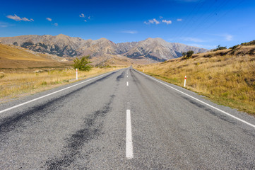 Road Mountain New Zealand 