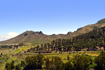 Fototapeta na wymiar Santiago Del Teide countryside in Tenerife