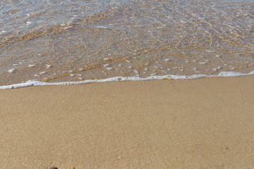 Fototapeta na wymiar sandy sea beach 