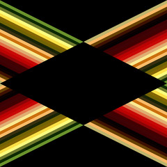 Diagonal lines on a black background.