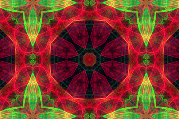 multi colored fractal background
