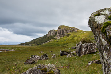 Fototapeta na wymiar Kilt Rock, Küste, Isle of Skye, Schottland