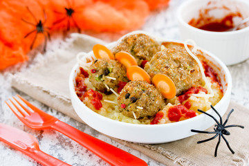 Hot scary food for Halloween party