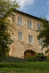 decaying ruin part of castle Rozmberk