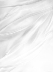 Fototapeta na wymiar White silk textured background