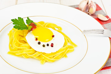 Pasta Spaghetti Noodle with Egg
