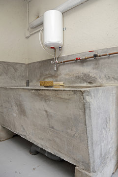 &eacute;vier en b&eacute;ton 