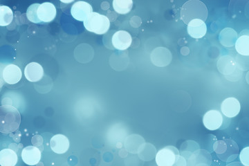 Abstract blue blurs background