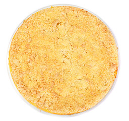 Apple Tart Studio Photo on White