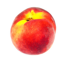 Fototapeta na wymiar Peach Isolated on White Background