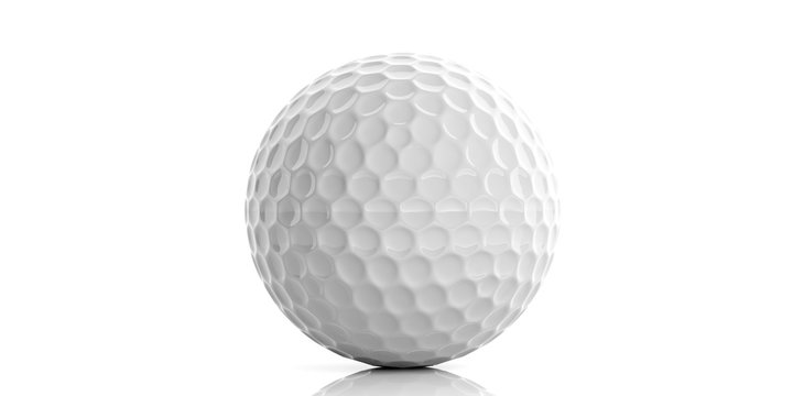 Golf ball. 3d illustration