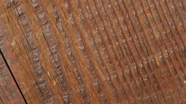 Crackled wooden joist used inside the house for wall support 4K 2160p 30fps slow tilt UltraHD video - Tilting on old stud texture close-up 4K 3840X2160 UHD footage 