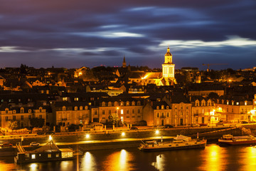 Fototapeta na wymiar Panorama of Angers