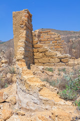 ruins of old house