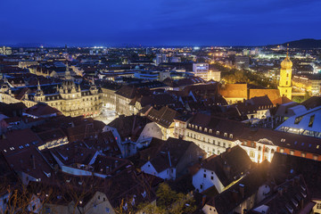Graz panorama from Castle Hill