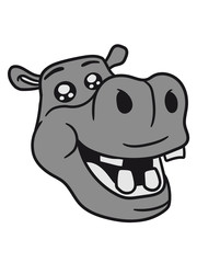 face head sweet little cute baby hippo happy child