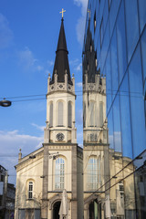 Fototapeta na wymiar Church in Linz