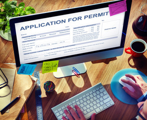 Application for Permit Form Authority Concept