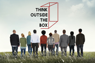 Thinking Out Of The Box Concept