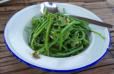 Stir-Fried Sayate Wish Salted Soya