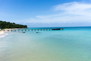 Fototapeta premium Plaża Arenas z Corn Island w Nikaragui.