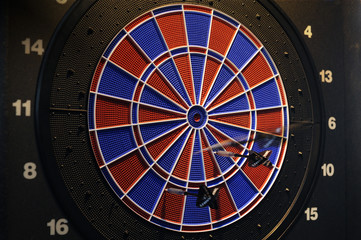 Naklejka premium dartspiel - darts