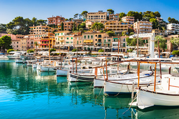 Beautiful coast of Spain Majorca Port Soller