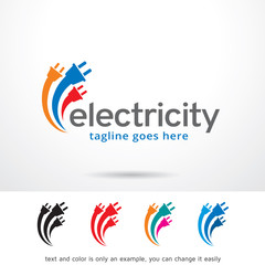 Electricity Logo Template Design Vector