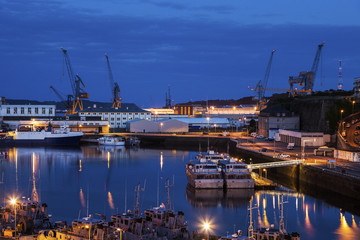 Port in Brest
