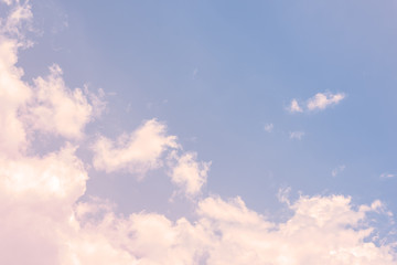 Obraz premium Sky with a pastel colored gradient