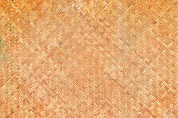 Texture of bamboo weave, Thai handcraft of bamboo weave