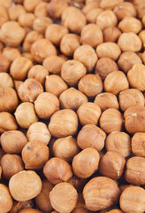 Hazelnuts background