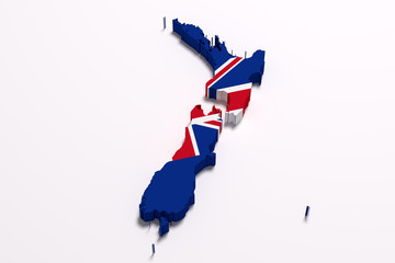 New Zealand map