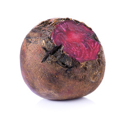 Beetroot on white background