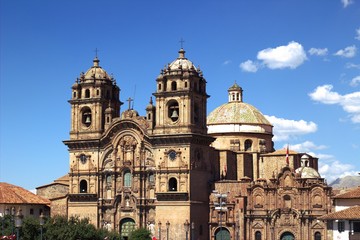 Fototapeta na wymiar The Peruvian city of Cusco 