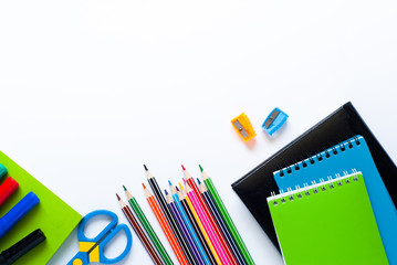 Fototapeta premium School and office supplies.