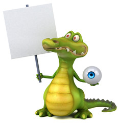 Fototapeta premium Fun crocodile