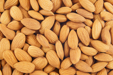 Almonds background