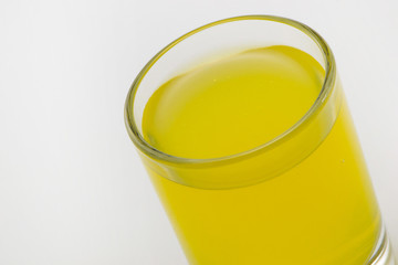 Orange juice in a glass