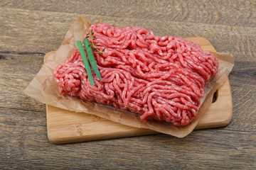 Minced beef