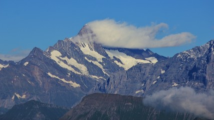 Mt Finsteraarhorn in summer