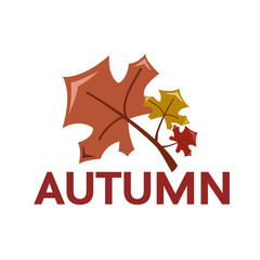  Vector dead leaves, autumn sign