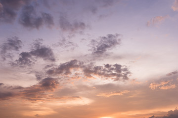 Fototapeta na wymiar sky sunset background