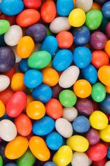 Background of multicolored candies