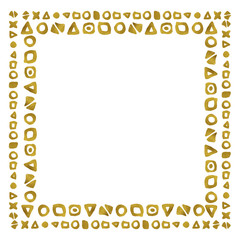 Gold vector frame