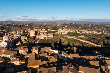 Fototapeta premium Siena dall'alto